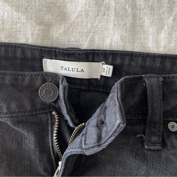 Talula Size 24 Black Jean Shorts - Picture 1 of 2